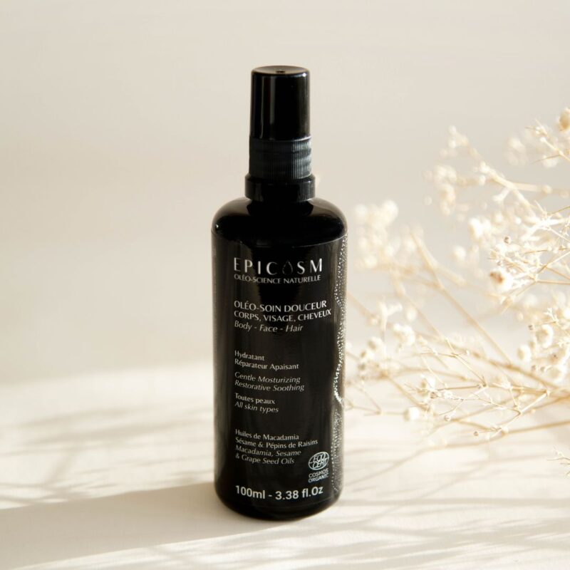 Oléo-soin douceur - BIO 100% d'origine naturelle - huile visage, corps, cheveux sèche